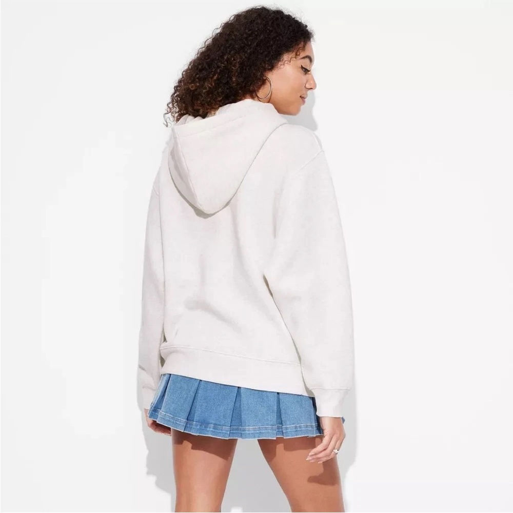 Women's Perfect Hoodie Oversized
Sweatshirt - Wild Fable Heather
Cream - Picture 2 of 3